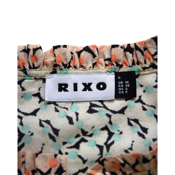Rixo Danica Blouse in Floral Print Cotton - Picture 6 of 8